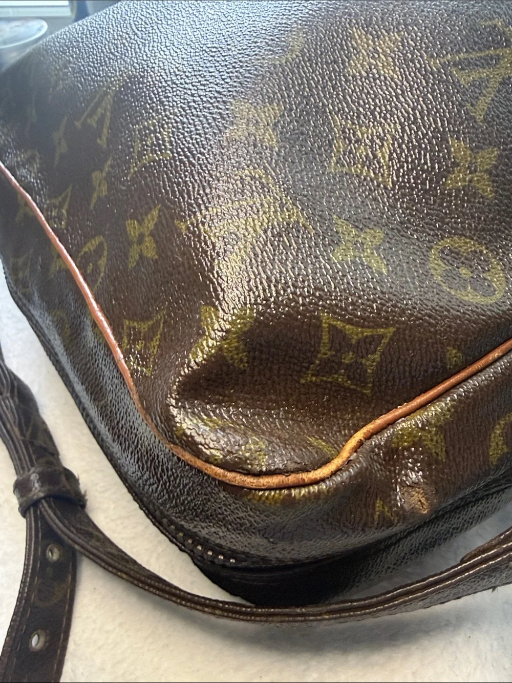 Louis Vuitton Shoulder Bag M40264 Marceau Brown Monogram